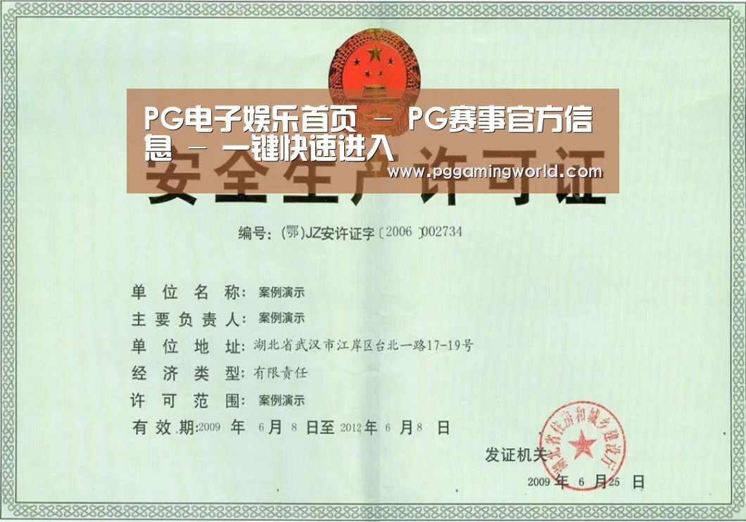 PG娱乐荣誉证书三(图1)